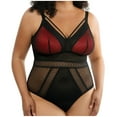 thumbnail image 2 of PARFAIT Women's Mia Dot Bodysuit - Black - L Plus, 2 of 5