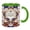 Green, variant on USA 250th Anniversary Coffee Mug,1776-2026 U.S. Independence Anniversarys,American Flag 1776-2026 Patriotic Keepsake, 250 Anniversarys Coffee Mug for Patriots Collectors & Fathers Day