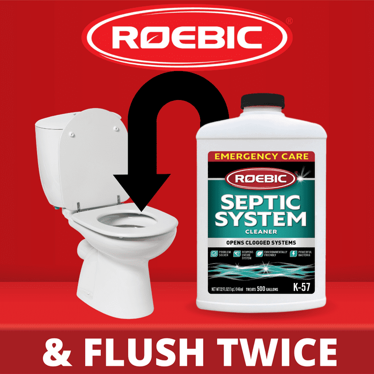 ROEBIC LABORATORIES, INC K-57-H 64 oz Septic System Cleaner