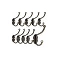 thumbnail image 1 of Ganchos Retro para abrigos, ganchos de puerta de Metal Vintage montados en la pared para baño, cocina, entrada de dormitorio (cobre), 10 Uds., 1 of 5