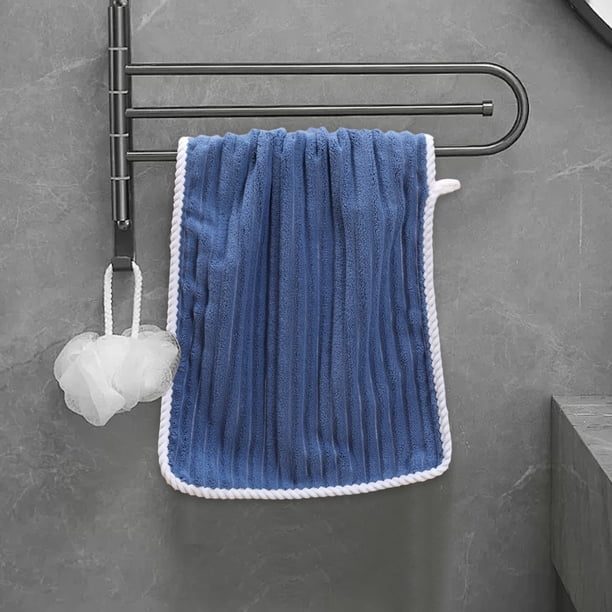 Juego de toallas de terciopelo a rayas,toallas absorbentes para el hogar,toallas gruesas para adultos,fabricante al por mayor