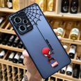 thumbnail image 3 of Matte Case for Redmi NOTE 12 11 10 11S 10S 9 9S 9T 8 7 6 5 3PRO PLUS 4G 5G Case Funda Shell Cartoon Marvel Spider-Man Spider Web, 3 of 5