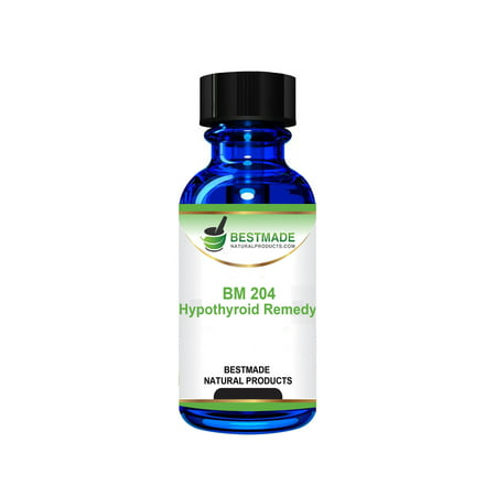 Hypothyroid Remedy BM204 a Natural Thyroid Gland Support, Help Balance Hormone Levels, Increase Energy, Improve Mood & Minimize Weight (Best Remedy For Hypothyroidism)