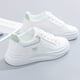 thumbnail image 4 of Zapatos De Skate Con Plataforma Para Mujer, Zapatos Bajos Con Cordones Y Aumento De Altura Versátil, Zapatos Blancos Para Caminar Al Aire Libre, 4 of 4