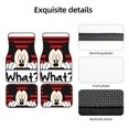 thumbnail image 5 of Cartoon Mickey Mouse And Minnie Mouse Car Floor Mats Universal Floor Mats for Cars Front Rear Car Foot Mats Cute Anime Pattern Car Accessories for Trucks, 5 of 5