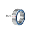 thumbnail image 3 of Uxcell Miniature Deep Groove Ball Bearings Double Seal Chrome Steel Blue Cover 8x12x3.5mm, 3 of 4