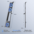thumbnail image 4 of PS5 Slim Cooling Fan,Cooling System for PS5 Slim Digital/Discs Edition with 3 Fans/USB 3.0 Port,PS5 Slim Cooler Accessories with LED Light,Not for PS5 2020 and PS5 Pro, 4 of 6