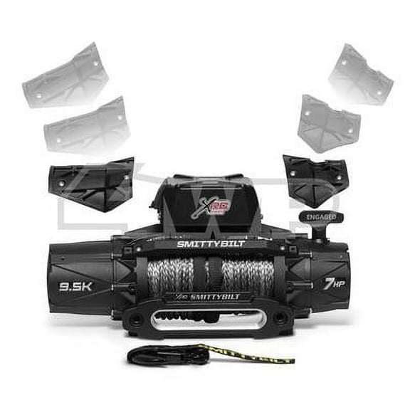 Smittybilt XRC GEN3 9.5K Comp Series Winch with Synthetic Cable - 98695