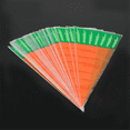 thumbnail image 4 of Easter Christmas Carrot Patterned Cone Shaped Treat Bags Triangle Goody Bags, 4 of 5