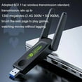 thumbnail image 3 of USB 3.0 WIFI Adapter 600/1300mbps Wireless Dongle Dual Band Dual Antenna, 3 of 10