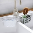 thumbnail image 2 of Estante para Fregadero Yuarrent Soporte para Bolsa Cesta de Almacenamiento Blanco, 2 of 6