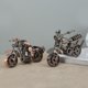 thumbnail image 1 of Escultura de Motocicleta de Hierro y Metal para Decoración de Mueble de Tv o Entrada Del Hogar, 14 X 7 X 6 Cm, Color Rojo o Plateado., 1 of 6