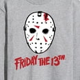 thumbnail image 3 of Friday the 13th - Ski Mask And Logo - Men's Long Sleeve T-Shirt, 3 of 5
