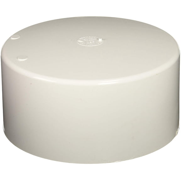 Ipex PVC Hub S & D Pipe Cap - Durable - 6 In