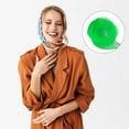 thumbnail image 2 of Children Scarf Fashion Solid Color Scarves Birthday Gifts Dance Dressing Accessory for Travel Party School Stage Performance Dark Green, 2 of 9