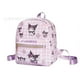 thumbnail image 1 of Mochila de cuero para niños con patrón de Kuromi impermeable., 1 of 1