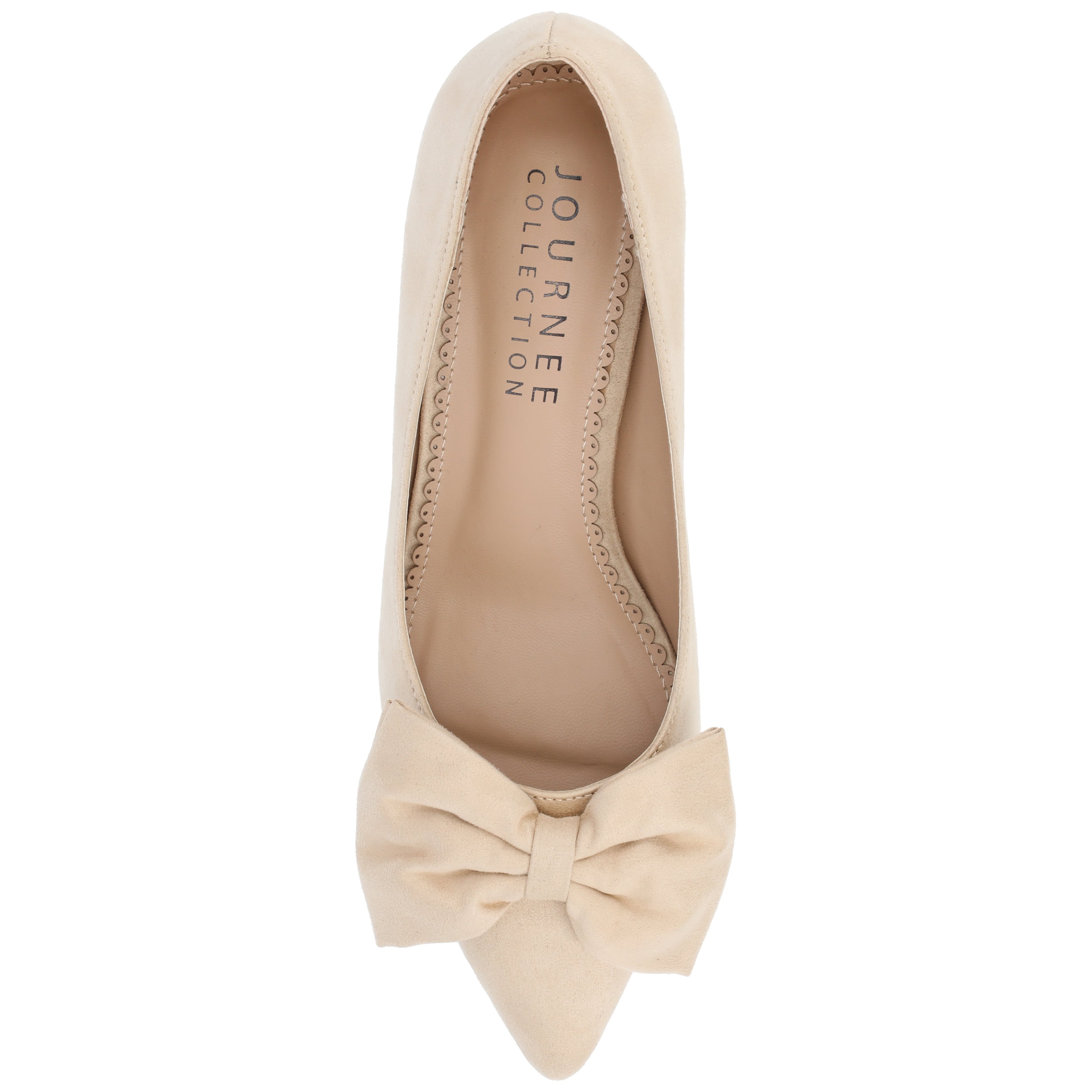 Journee Womens Orana Pointed Toe Kitten Heel Pumps, Widths Available