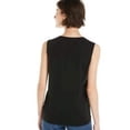 thumbnail image 5 of Time and Tru Women's Sleeveless Cotton Knit Cinch Top, Sizes XS-XXXL, 5 of 5