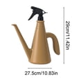 thumbnail image 3 of Plastic Watering Can - Dual Function Pouring Spout and Trigger Mister Spray Bottle for Garden and Indoor Plants, 3 of 6