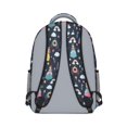thumbnail image 3 of Princess and Castle Blue Pattern Backpack for School, Cute School Bag with Adjustable Shoulder Straps and Padded Back, 15.3"x11"x6.7", 3 of 5
