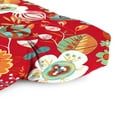 thumbnail image 4 of Jordan Manufacturing 3-Piece Avianna Saxony Red Floral Tufted Outdoor Cushion Set with 1 Wicker Bench Cushion and 2 Wicker Seat Cushions, 4 of 12