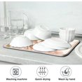 thumbnail image 7 of GZHJMY Absorbent Dishes Drainer/Rack Mat for Countertop Small Size 16 x 18in, Microfiber s Kitchen Counter Draining Pad FlowersCoffee Mat, 7 of 7