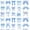 B Light Blue White, variant on Homewish Kawaii Ribbon Bowknot Zipper Twin Comforter Sets with Fitted Sheet and 2 Pillowcases,Girly Bowtie Ribbon Kids Zipper Bedding Set,Reversible,4-Piece