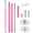 Pink, variant on Yescom 12.6 Ft Static Spinning Dancing Pole Kit 45mm Silicone Party Club Exercise Pink