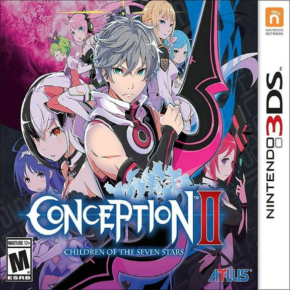 Restored Conception II: Children of the Seven Stars (Nintendo 3DS, 2014) Fighting Game (Refurbished)