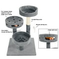 thumbnail image 3 of PETMAKER Tall Cat Tree Condo with Perches, Scratch Post, and Wheel Toy, 3 of 5