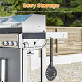 thumbnail image 4 of Pizza Turning Peel Pizza Turner Restaurant-Grade Aluminum Perforated Pizza Peel Metal Outdoor Pizza Oven Accessories, 4 of 9