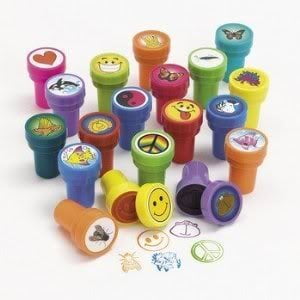Toy / Game Fabulous 50 Assorted Plastic Stamps with Insect, Heart, Smile Face And Other Fun Designs For (Best Games Not On Steam 2019)