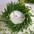 thumbnail image 4 of 30 Piezas 10.24x3.94 Pulgadas Ramas de Pino Artificiales Hojas Verdes Guirnalda de Agujas Plantas Verdes Agujas de Pino para Guirnalda Adornos Navideños y Decoración del Jardín del Hogar, 4 of 6