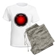 thumbnail image 5 of CafePress - HAL 9000 Eye Women's Light Pajamas - Women's Short Sleeve Print T-Shirt and Pants Light Cotton Pajama Set, 5 of 7