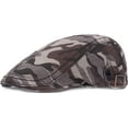 thumbnail image 4 of CoCopeaunts Newsboy Cap Vintage Classic Camo Beret Unisex Newsboy Hat Adjustable Cotton Retro Beret Cap Cabbie Driver Ivy Caps, 4 of 7