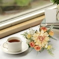 thumbnail image 3 of Clearance Artificial Flowers, Fall Fake Peonies Silk Flower Mixed Rose Fall Deoration for Home, Peony Flowers Arrangements for Wedding Party Home Decor C, 3 of 5