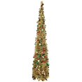 5Ft Collapsible Sequin Tinsel Christmas Tree Artificial Popup Xmas Tree