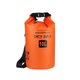 thumbnail image 1 of Advancent Bolsa seca impermeable de PVC, portátil, de un solo hombro, 10L, plegable, ajustable, para acampar, canotaje, kayak, canoa, paquete de Mochilas de mochilero Naranja, 1 of 6