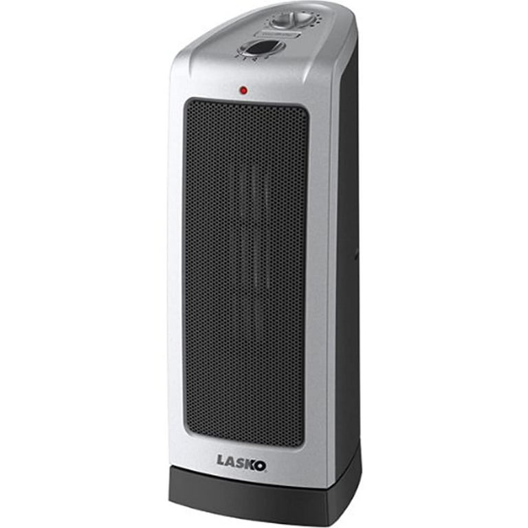 Lasko 16 Inch Oscillating Ceramic Tower Heater, 2 Heat Settings with  Adjustable Thermostat, Auto Shut-Off, Built-In Safety Features - Walmart.com