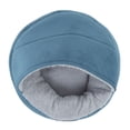thumbnail image 3 of Pet Bed, Shell Shaped Pet  Soft Comfortable Warm Creative  For Small Cat For Pet For Small Dog Breed Blue Hard Top, 3 of 8
