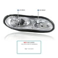 thumbnail image 3 of Spec-D Tuning Chrome Clear Headlights Compatible with 1998-2002 Chevy Camaro Z28 L+R Pair Head Light Lamp Assembly, 3 of 6