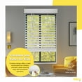 thumbnail image 5 of Yellow Blinds Cordless Blackout 2" Inch Faux Wood Blinds with Laguna Valance | No-Hole Slats Design | Moisture-Resistant | Room Darkening | 29.25" W x 64" L, 5 of 7