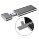 thumbnail image 5 of Lector de Caja de Aluminio M.2 a USB 3.0 Compatible con Windows 98 / SE / ME / 2000 / XP / Vista / 7/8/10 / Linux / OS 8.6 Y Versiones Gris-plata Sunnimix  Caja de disco duro, 5 of 8