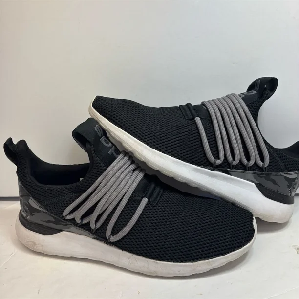 Adi-das Lite Racer Adapt 3.0 hMen's Black Slip-On Sneakers Casual size 9.5