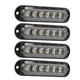 thumbnail image 3 of 4 luces laterales para camión de alto brillo 90 lm IP65 impermeables 6 LED luz intermitente de emergencia para camión 12-24 V blanco, 3 of 5