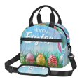 thumbnail image 1 of Easygdp Happy Easter Caja de Almuerzo para Mujeres y Hombres, Bolsa de Almuerzo Insulada, Bolsas Reutilizables Impermeables para Viajes, Trabajo y Picnics, 1 of 7