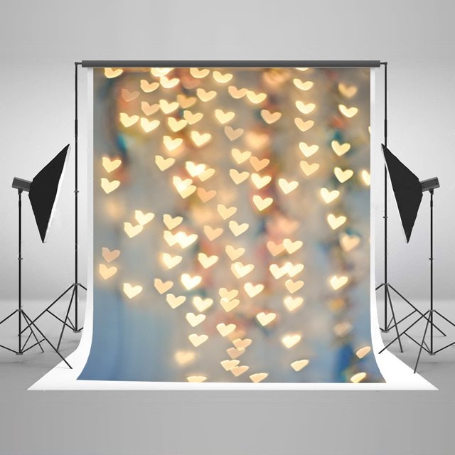 Fondos de Fotografía para Niños ABPHQTO Love Bright 150x220cm Telón de Fondo