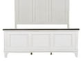 thumbnail image 3 of Liberty Furniture Industies, INC Allyson Park King California Panel Bed in Wirebrushed White w/ Charcoal Top, 3 of 4