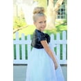 thumbnail image 5 of Ekidsbridal Girl Wedding Jacket Bolero - Short Sleeve Sequins Jacket Bolero Flower Dress Shrug Cover Up (Size: 2-12), 5 of 5