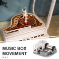 thumbnail image 3 of FRCOLOR Music Box Spare Part Grey Wind Up Musical Movement for DIY Music Boxes Making Jewelry Box Accessories, 3 of 8